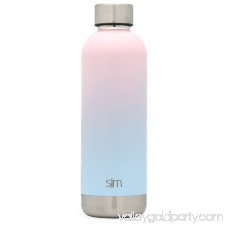 Simple Modern 25oz Bolt Water Bottle - Stainless Steel Hydro Swell Flask - Double Wall Vacuum Insulated Reusable Pink Small Kids Coffee Tumbler Leakproof Thermos - Blush 569664207